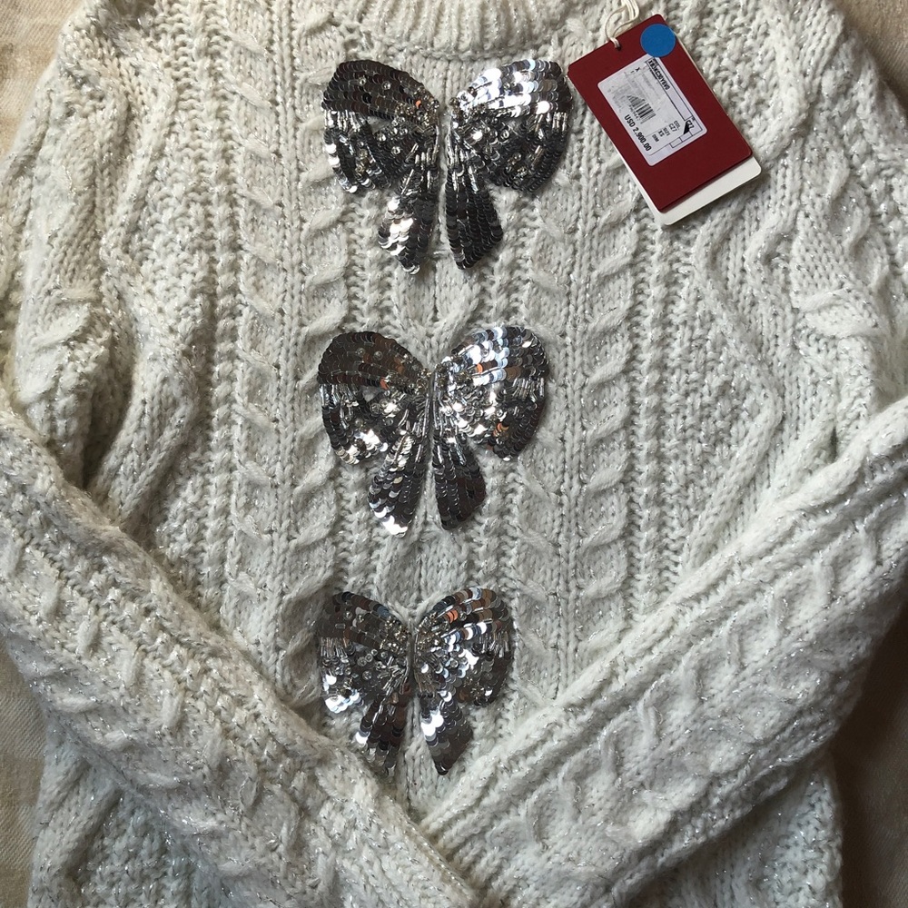 Rare VALENTINO Bow Sweater NWT